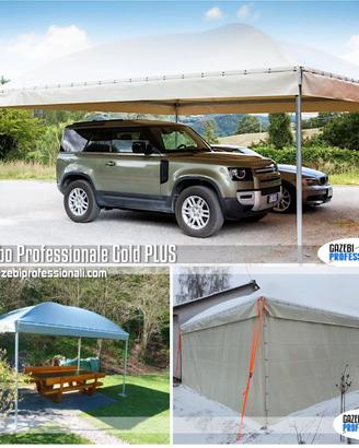 Gazebo professionale 4x4m certificato giardino bar