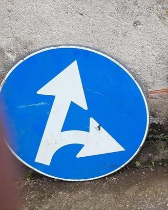 cartello direzionale vintage