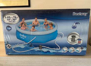 Piscina Bestway 305x76+tappetini (NUOVA)