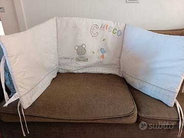 Paracolpi Chicco per lettino - ricamato come nuovo
