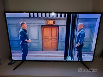 TV funzionante ma danneggiato