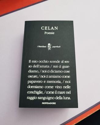 Libro Meridiani Paul Celan Poesie