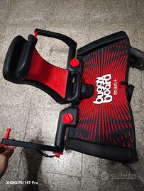 Buggy Board Maxi + nero con seduta rosso