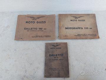 Manuali moto guzzi originali dell'epoca