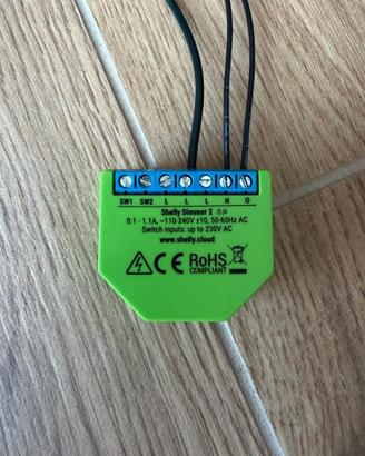Shelly Dimmer 2 Wi-Fi dimmer luci LED Alexa Google