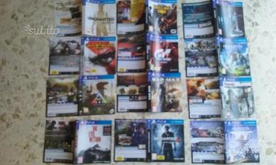 Cover originali giochi ps4
