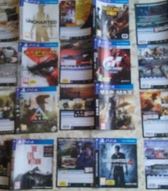 Cover originali giochi ps4