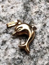 Ciondolo Vintage Delfino in Oro 750