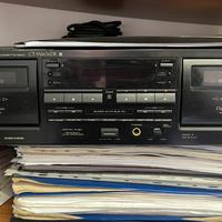 Pioneer ct-w606dr doppia piastra cassette