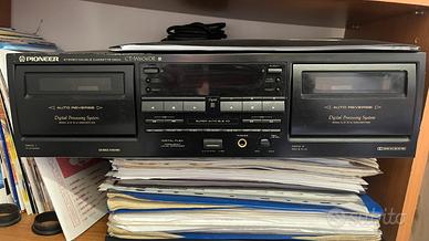 Pioneer ct-w606dr doppia piastra cassette