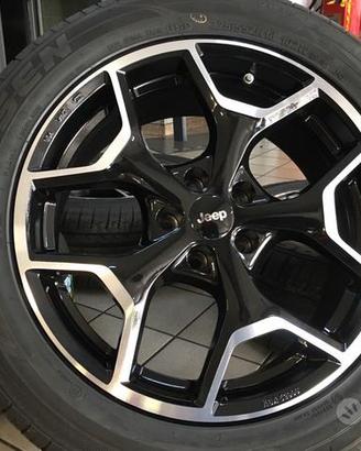 Cerchi in lega 18 jeep renegade compass con gomme