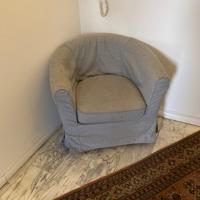 Coppia poltroncine in tessuto