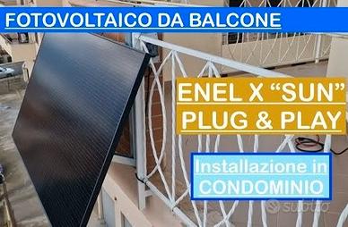 Fotovoltaico da balcone