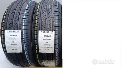 2 GOMME 195 60 15 BARUM 100% RIF3375