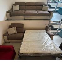 DIVANO LETTO CON RELAX ELETTRICO ANTIMACCHIA 