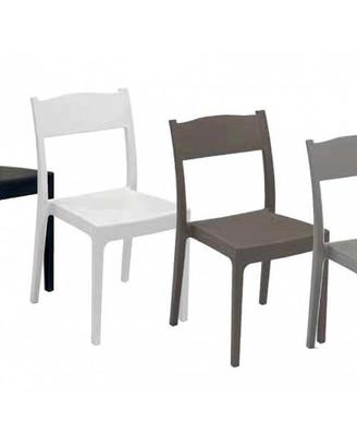 Sedia vesta in polipropilene interno ed esterno