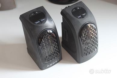 2x Riscaldatore portatile da presa muro