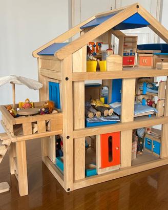 Casa delle bambole PlanToys Terrace 7150 in legno,