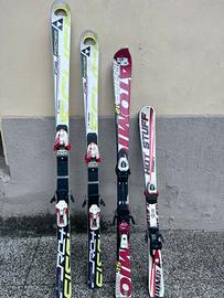 Lotto 4 paia di sci