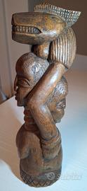 statua tribale in legno