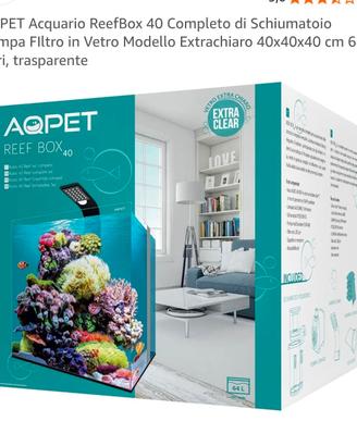acquario minireef  60 litri  Aq Pet
