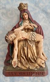 Scultura Gesso Pietà antiquariato 1900