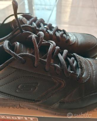 scarpe sketchers work nere uomo 42