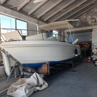 Barca open, saver 6.90 motore evinrude 150cv