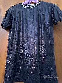Maglia/abito corto paillettes Only