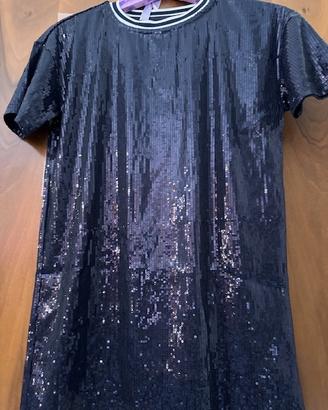 Maglia/abito corto paillettes Only