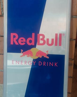 insegna redd bull pubblicitaria 
