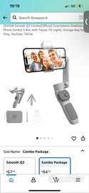 Gimbal Zhiyun Smooth Q3 combo(full box premium)