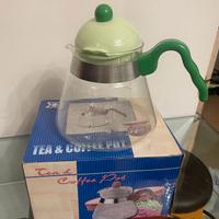 CARAFFA SANFOR VETRO - 300 ML CON MANICO VERDE