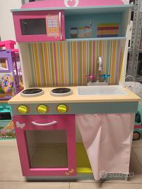 cucina giocattolo in legno 