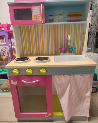 cucina giocattolo in legno 