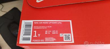Scarpe per bambino Nike Air uptempo
