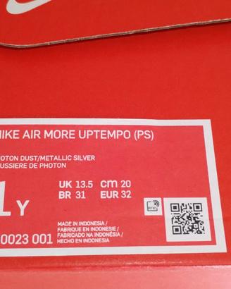 Scarpe per bambino Nike Air uptempo