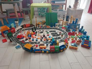 Duplo lego "trenino+ruspe+città "