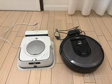 Irobot roombai7 + irobot brava