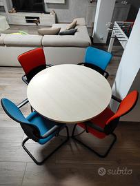 tavolo rotondo + sedie