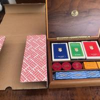 Cofanetto Dal Negro porta carte e fiches