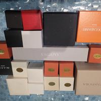 scatole gioielli varie misure e tipologia 