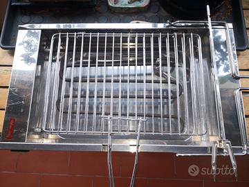 bistecchiera elettrica in acciaio inox