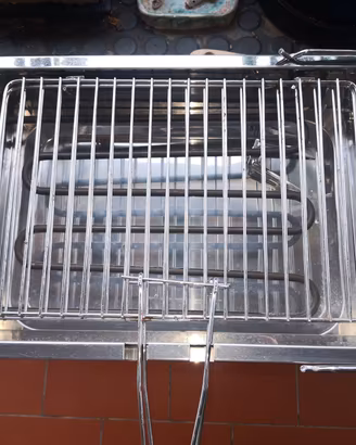 bistecchiera elettrica in acciaio inox