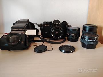 Macchina Fotografica YASHICA FR + Accessori 
