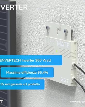 Pannello fotovoltaico plug & play 370w