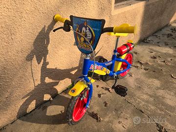 bicicletta  bambini sonic