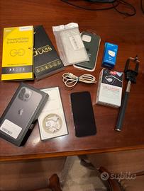 Iphone 13 pro 128gb grafite + accessori