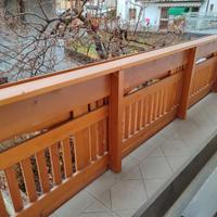 Parapetto in legno