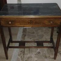 Scrivania vintage piano in marmo